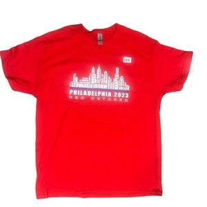 MLB Philadelphia Phillies Red October 2023 Skyline Tee